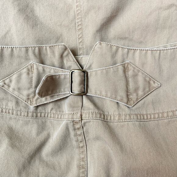 Vintage New York & Company 100% Cotton Khaki Maxi Skirt Women's Size 6 - Picture 8 of 10